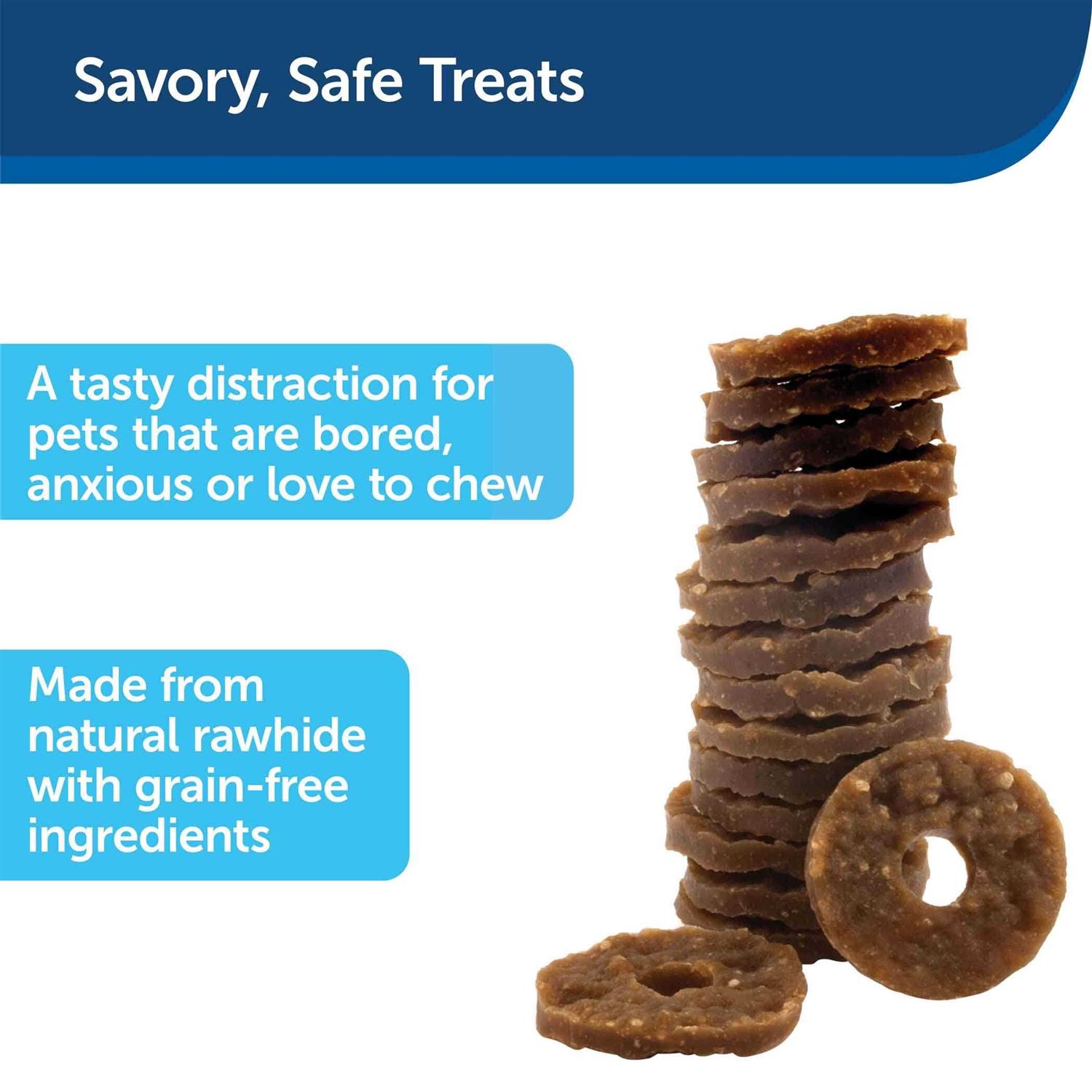 Busy Buddy Rawhide Treat Rings - Healthber