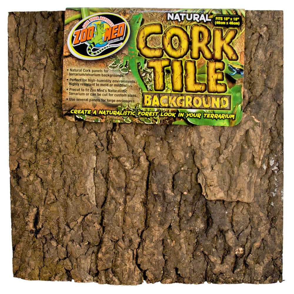 Zoo Med Natural Cork Tile Background - Healthber