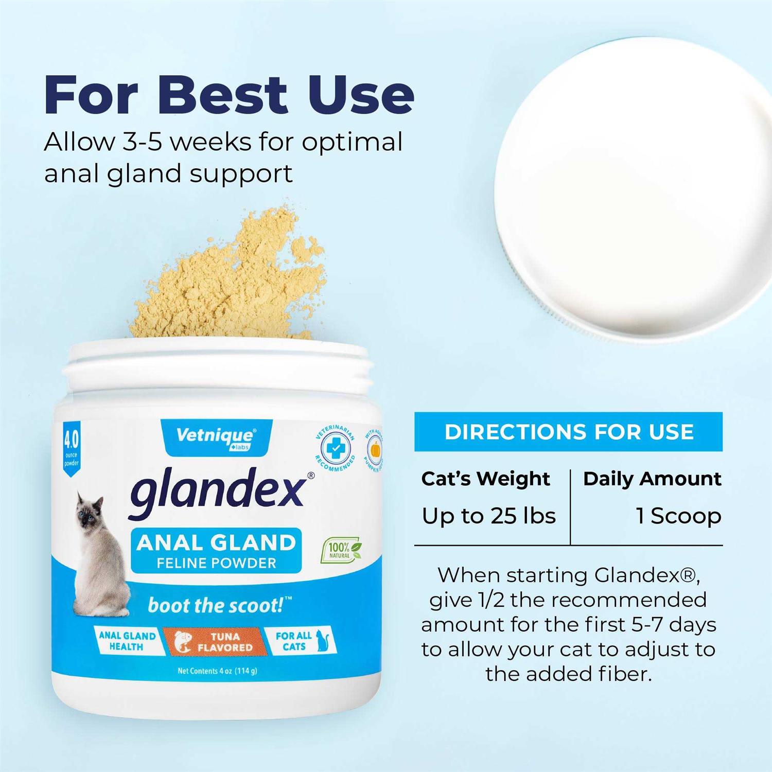 Glandex Feline Anal Gland Supplement with Pumpkin - Healthber