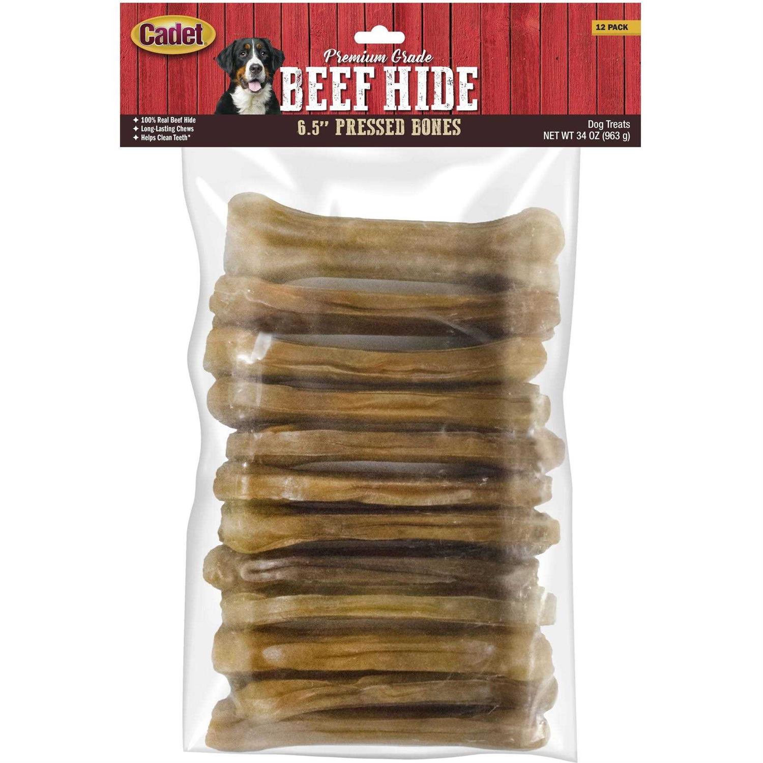 Cadet Pressed Rawhide Bones - Healthber