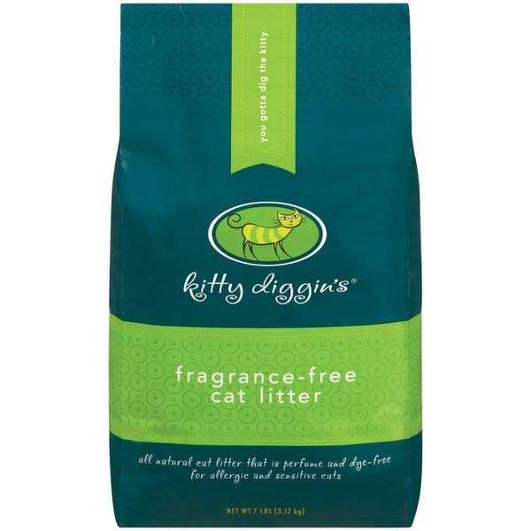 Kitty Diggin’s Fragrance Free Cat Litter - Healthber