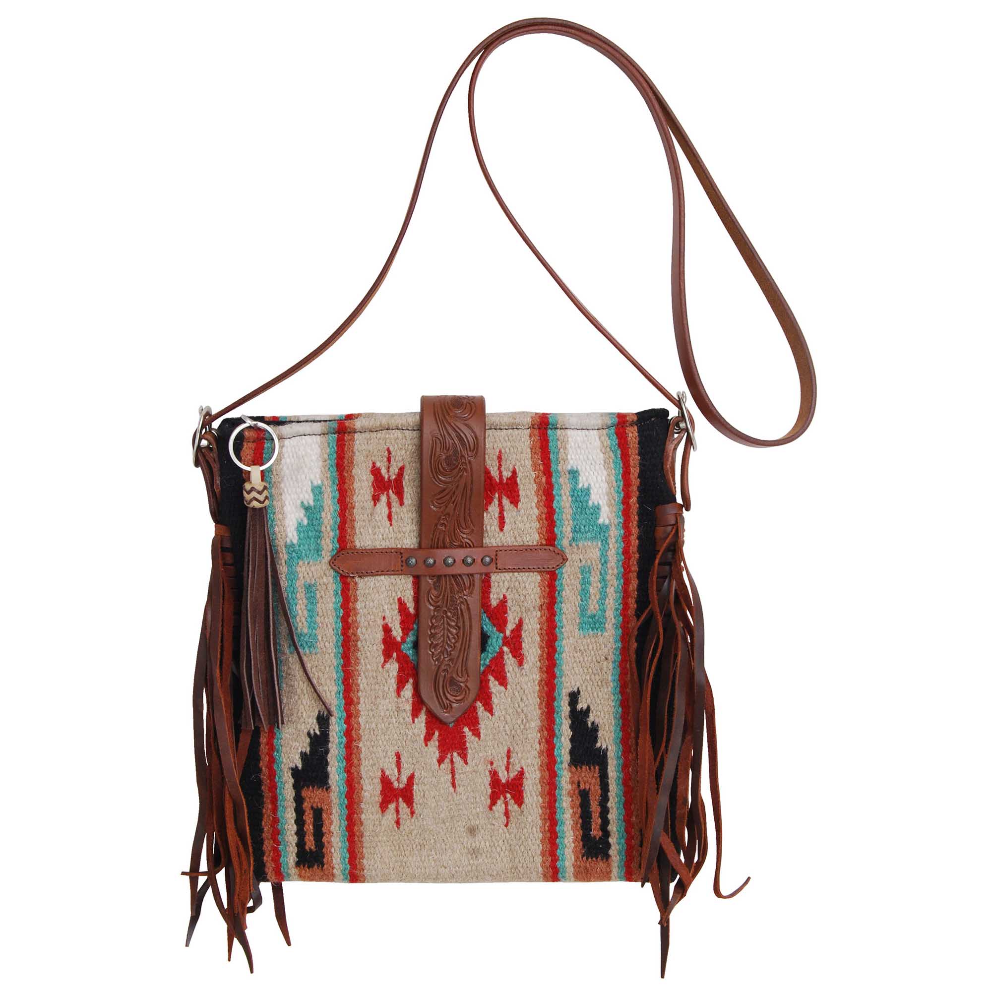 Rafter T Navajo Wool Crossbody Purse - Healthber
