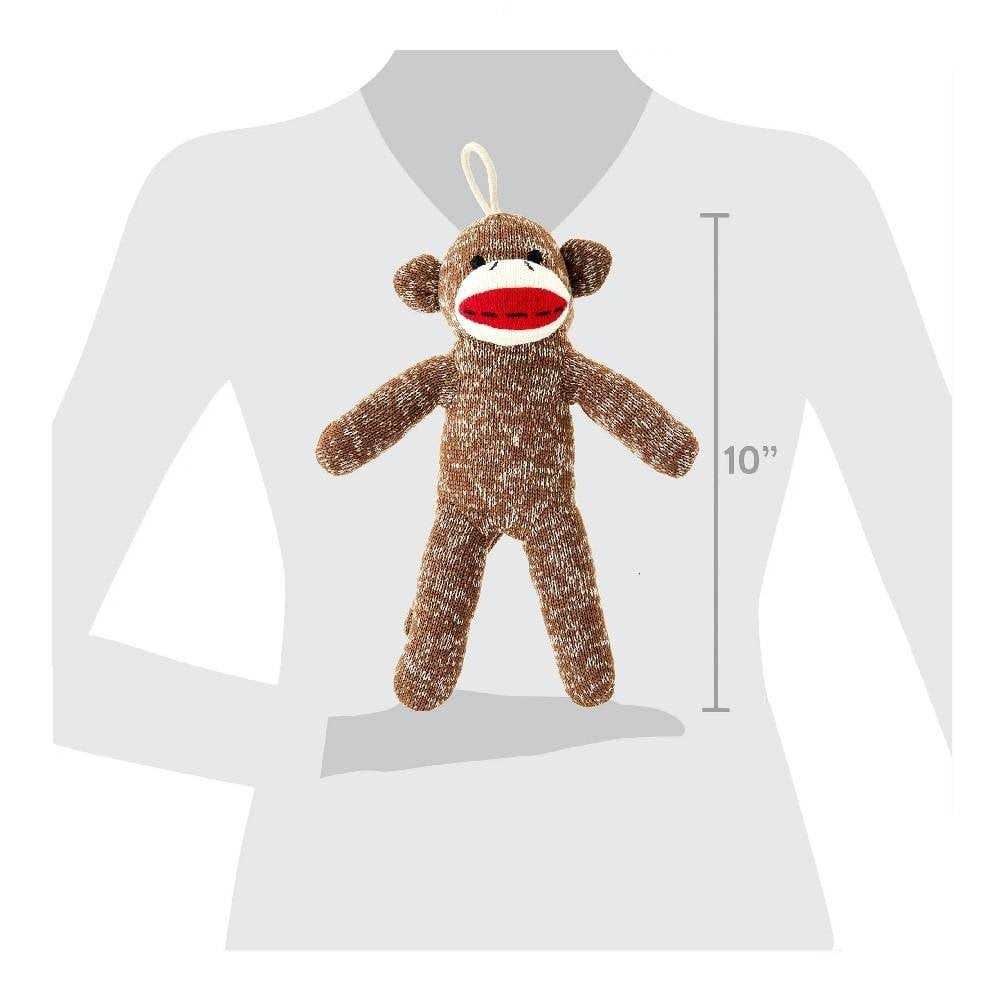 Vibrant Life Cozy Buddy Sock Monkey Dog Toy - Healthber