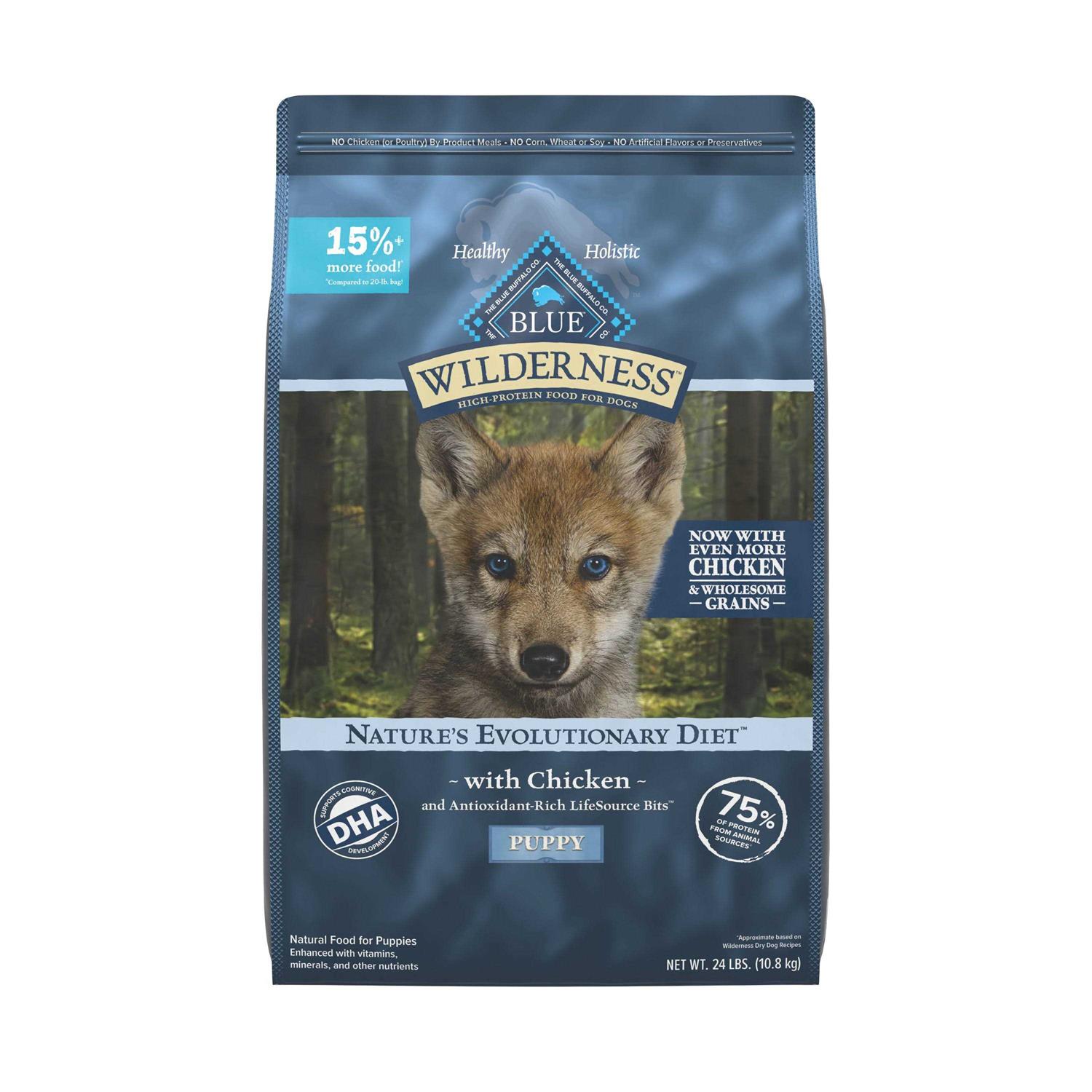 Blue Buffalo Wilderness High Protein Natural Puppy Dry Dog Food Chicken - Healthber