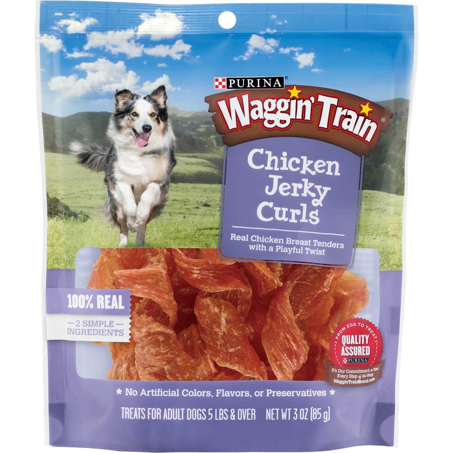 Waggin’ Train Chicken Jerky Curls Dog Treats - Healthber