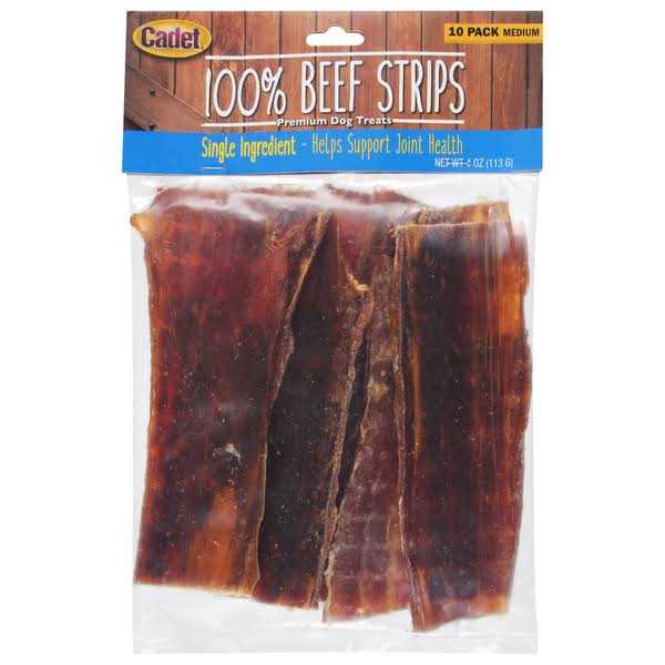 Cadet 100% Real Beef Strips for Dogs - Healthber
