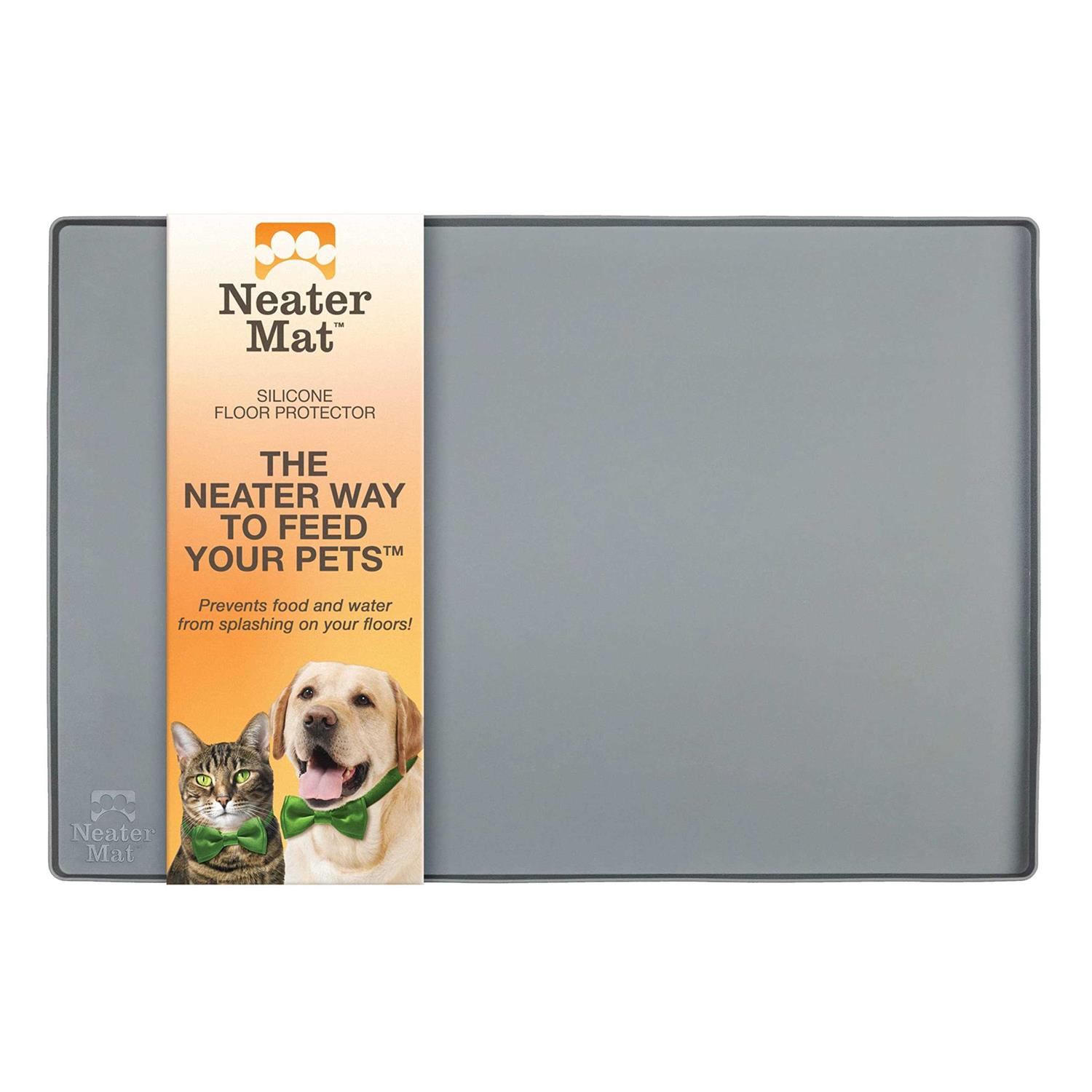 Neater Pet Brands Neater Mat Waterproof Silicone Pet Bowls Mat - Healthber