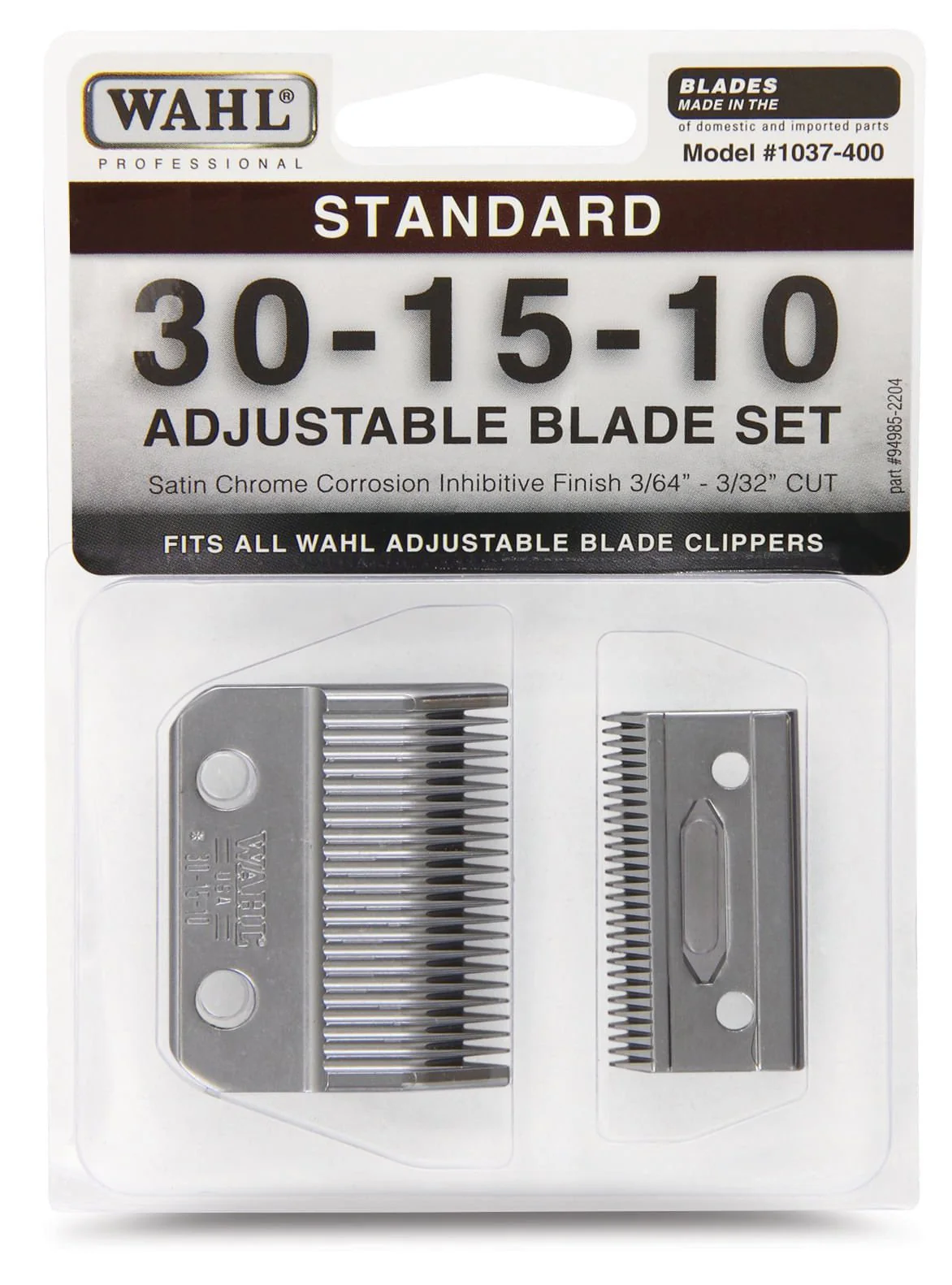 Wahl Adjustable (30-15-10) Blade Set - Healthber