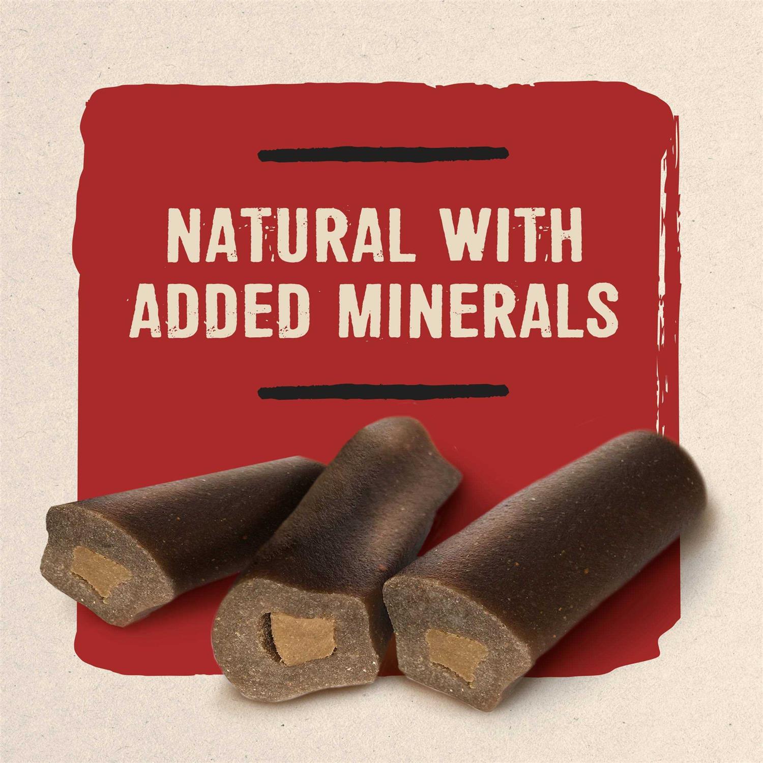 Purina Prime Bones Natural Dog Treats Filled Chew With Pasture-Fed Bison - Healthber