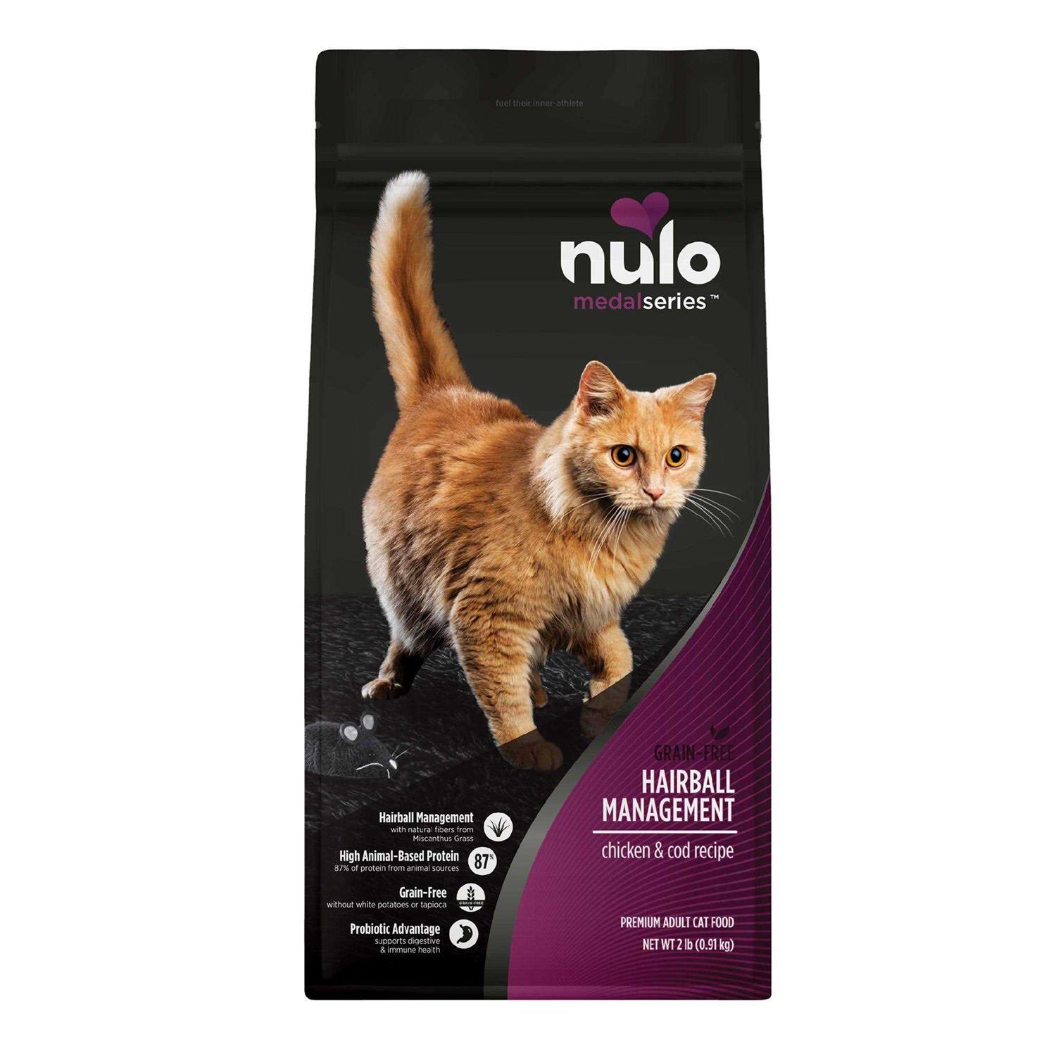 Nulo Chicken & Cod Adult MedalSeries Hairball Management Dry Cat Food - Healthber