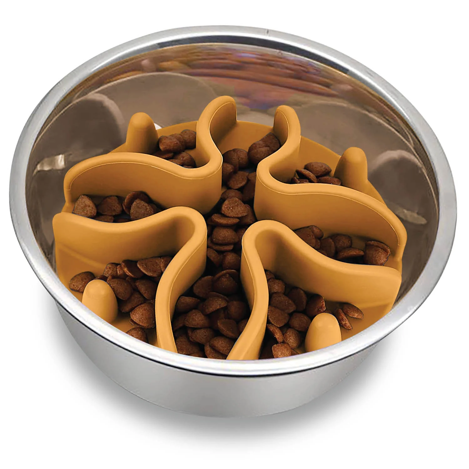 Paw Puzzle Slow Feeder Dog Bowl Insert - Healthber