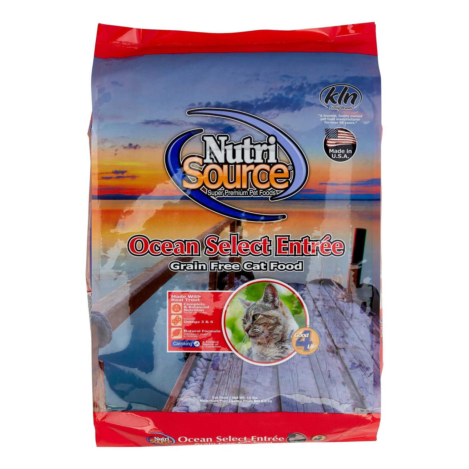 NutriSource Grain Free Ocean Select Cat Food - Healthber