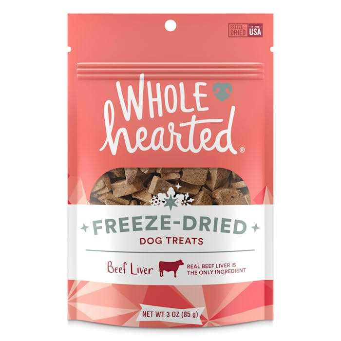 WholeHearted Beef Liver Freeze-Dried Dog Treats - Healthber