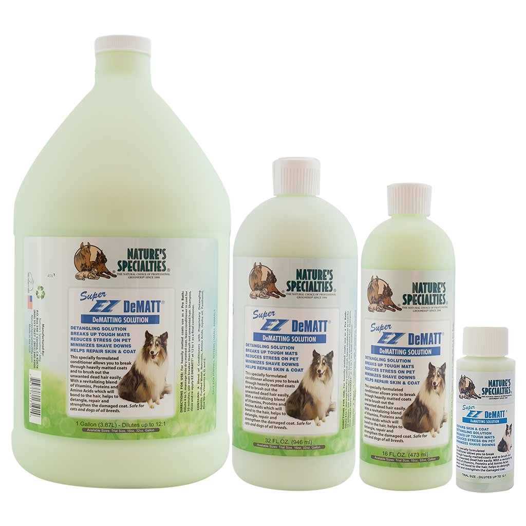 Nature’s Specialties Super EZ Dematt Conditioner for Dogs Cats - Healthber