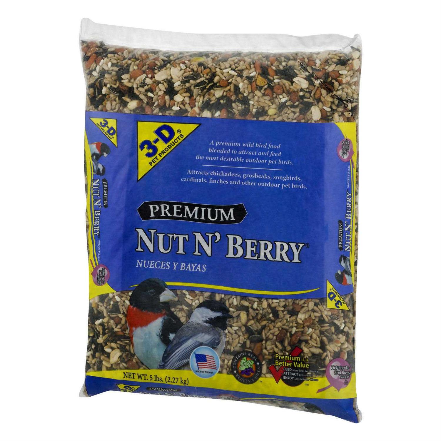 3-d Pet Products Nut & Berry Bird - Healthber