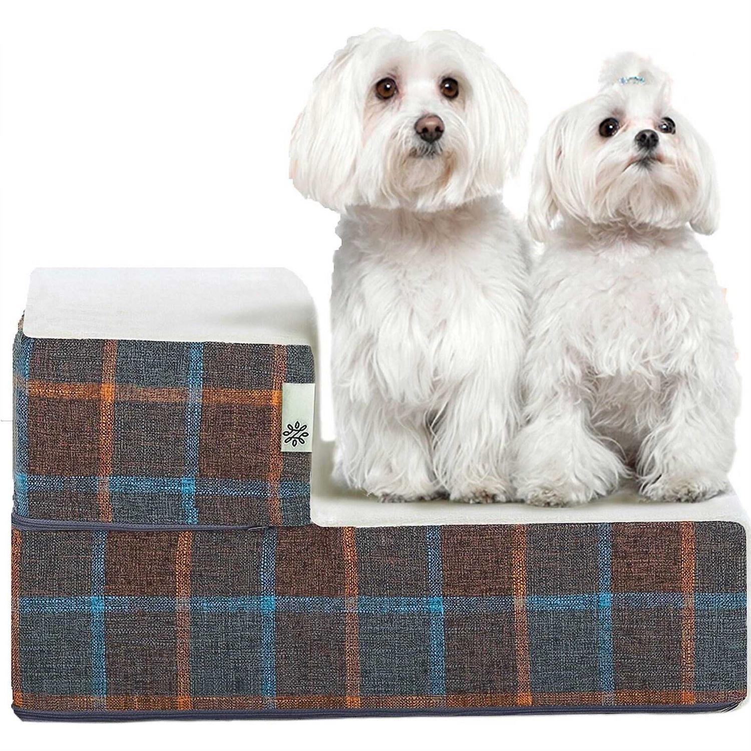 Zinus Blue Pet Stairs - Healthber