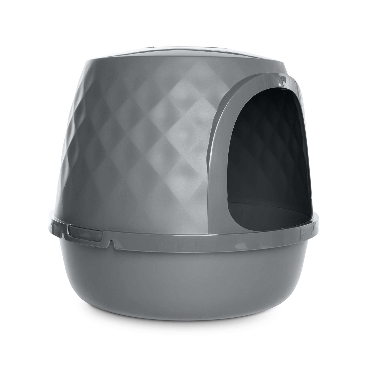 So Phresh Geometric Covered Cat Litter Box - Healthber