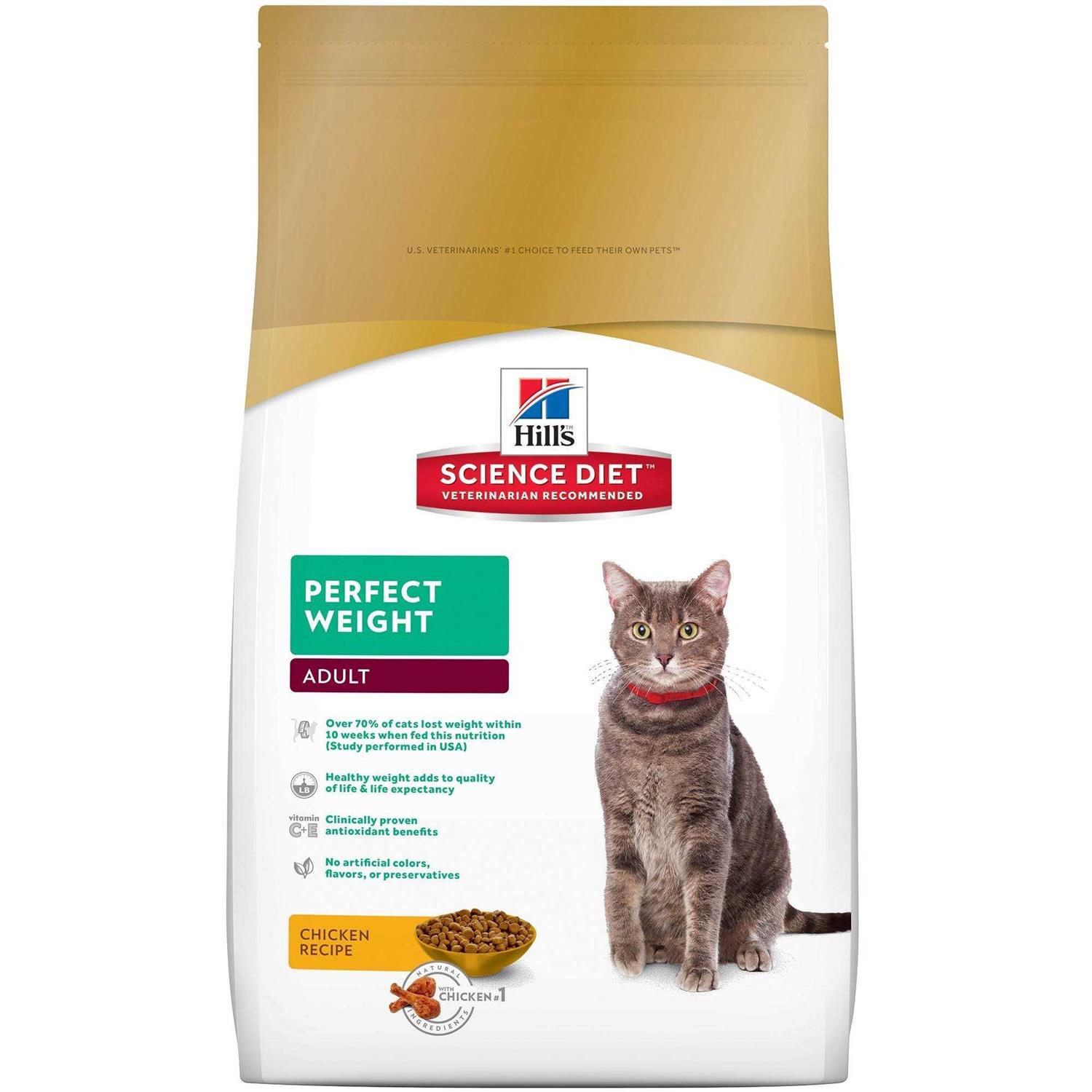 Science Diet Adult Perfect Weight Cat Food - Healthber