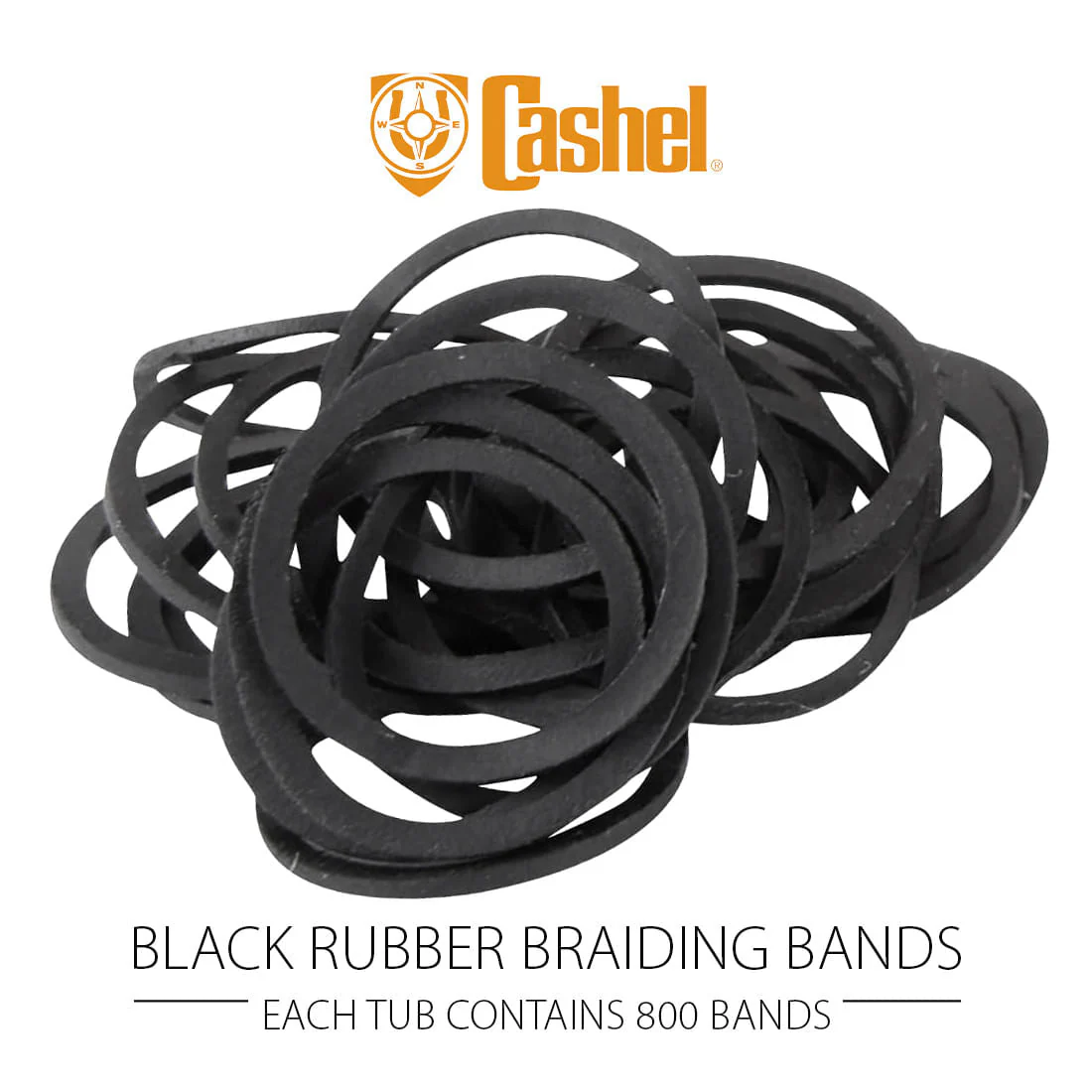 Cashel Rubber Braiding Bands, 800 count - Healthber