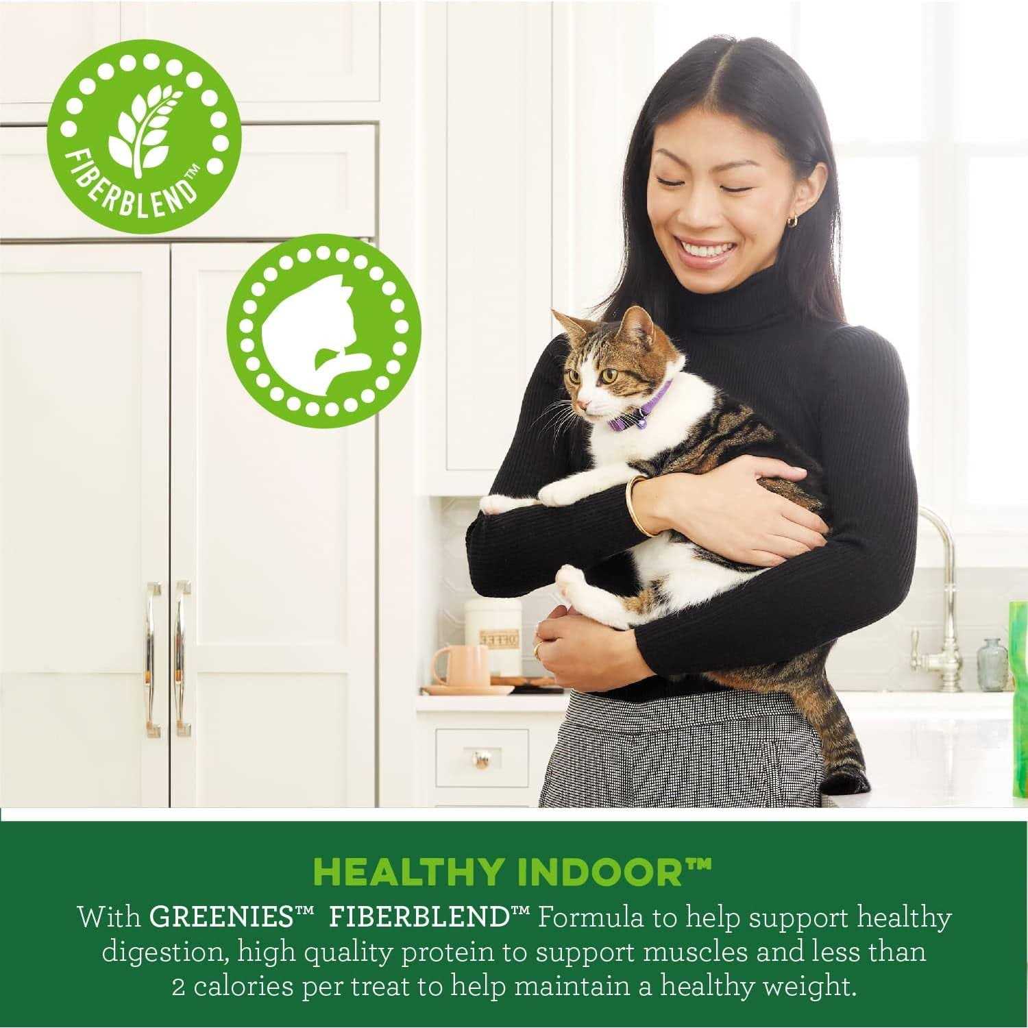 Feline Greenies SmartBites Cat Treats Skin & Fur - Healthber
