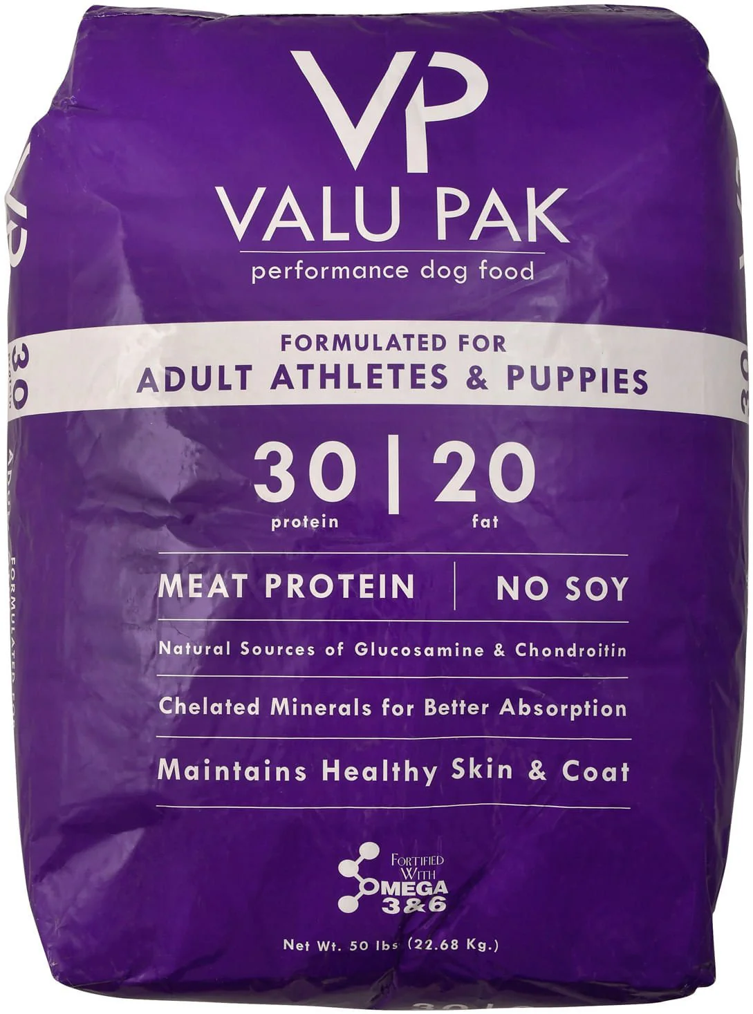 Valu-Pak 30-20 Dog Food (Purple Bag), 50 lb - Healthber