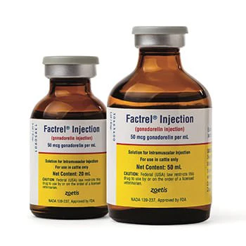 Rx Factrel (gonadorelin) Injection for Cattle, 50 mcg/mL - Healthber