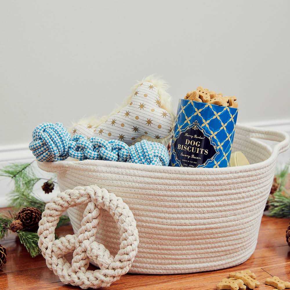 Harry Barker Cotton Rope Dog Toy Storage - Healthber