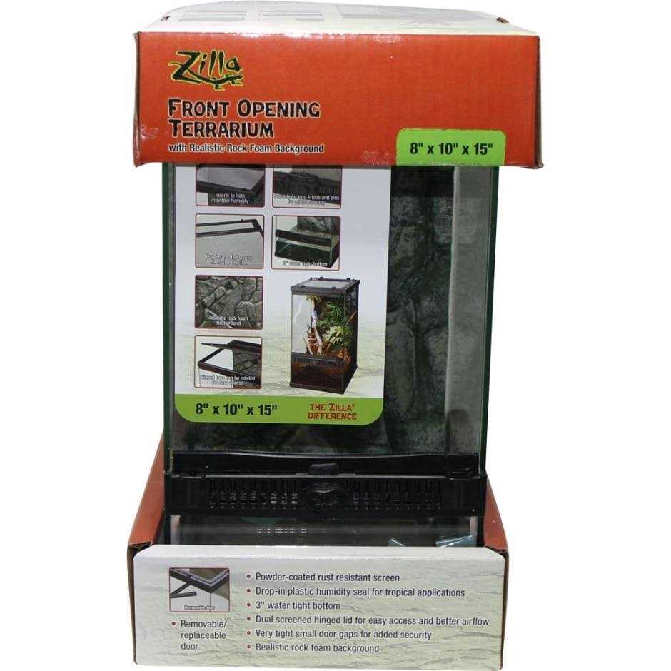 Zilla Front Terrarium - Healthber