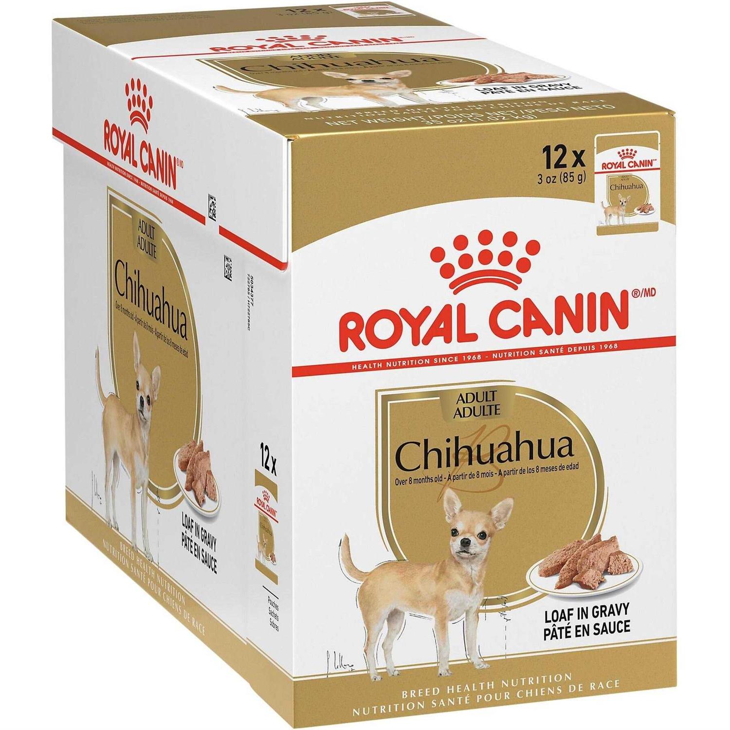 Royal Canin Breed Health Nutrition Chihuahua Adult Loaf in Sauce Dog Food - Healthber