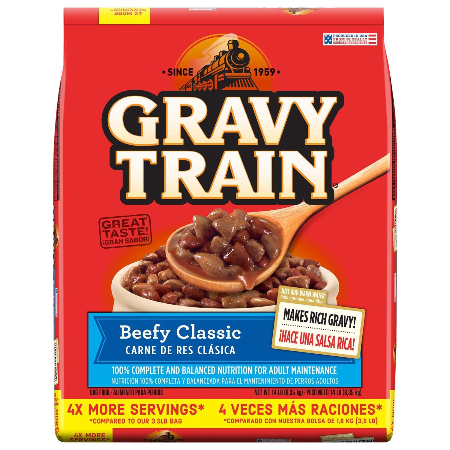Gravy Train Beefy Classic Dry Dog Food - Healthber