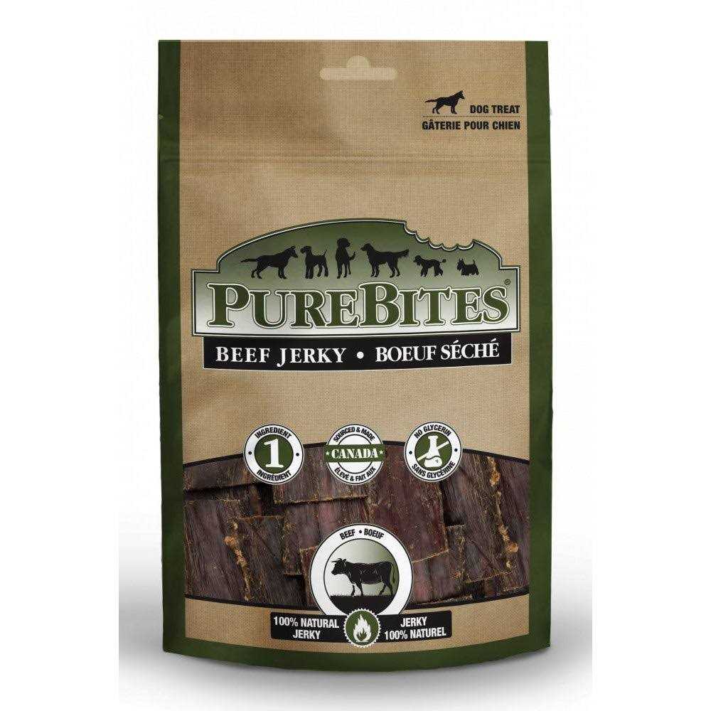 PureBites Beef Jerky Dog Treats - Healthber