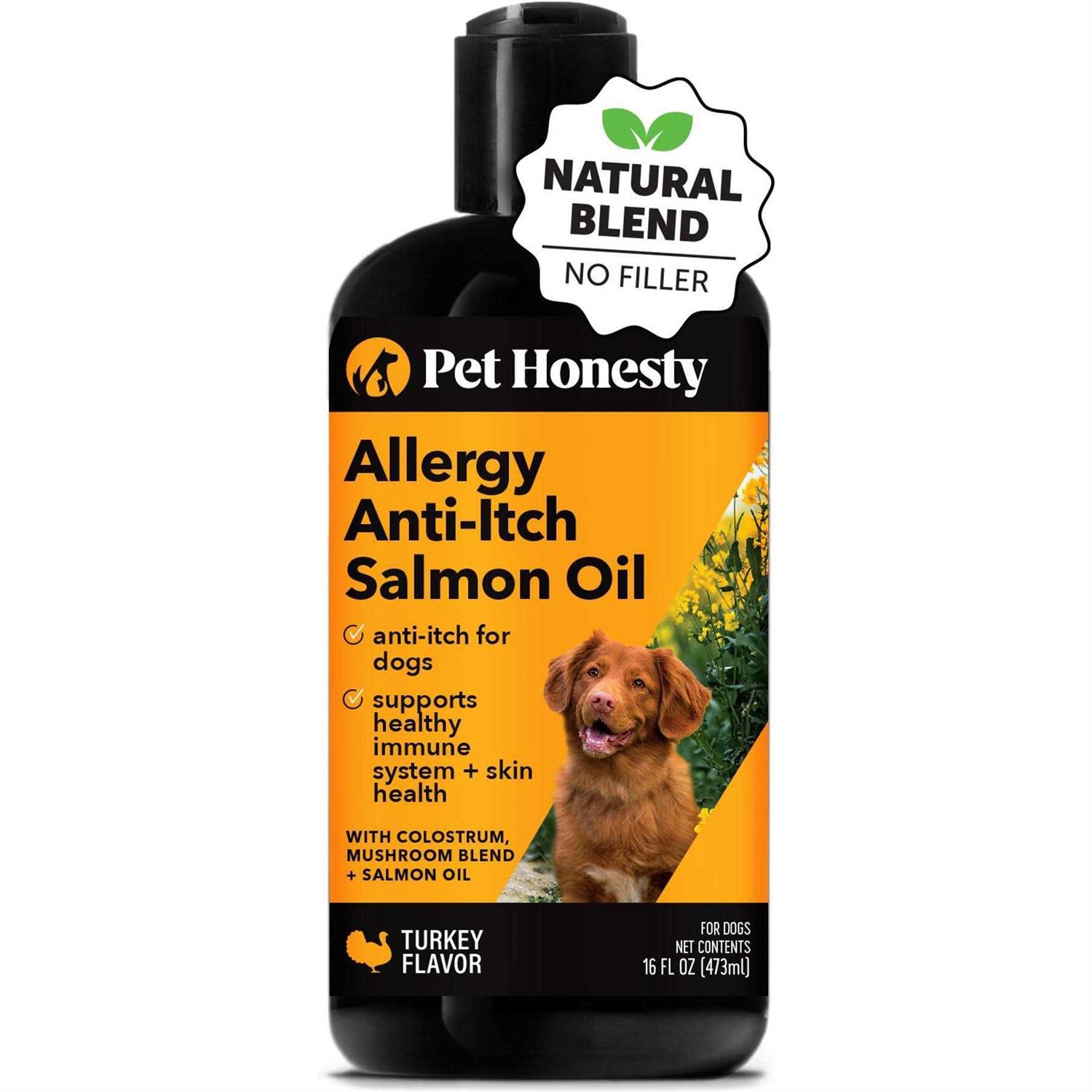Pet Honesty Dog Allergy Anti-Itch Salmon Oil - Healthber