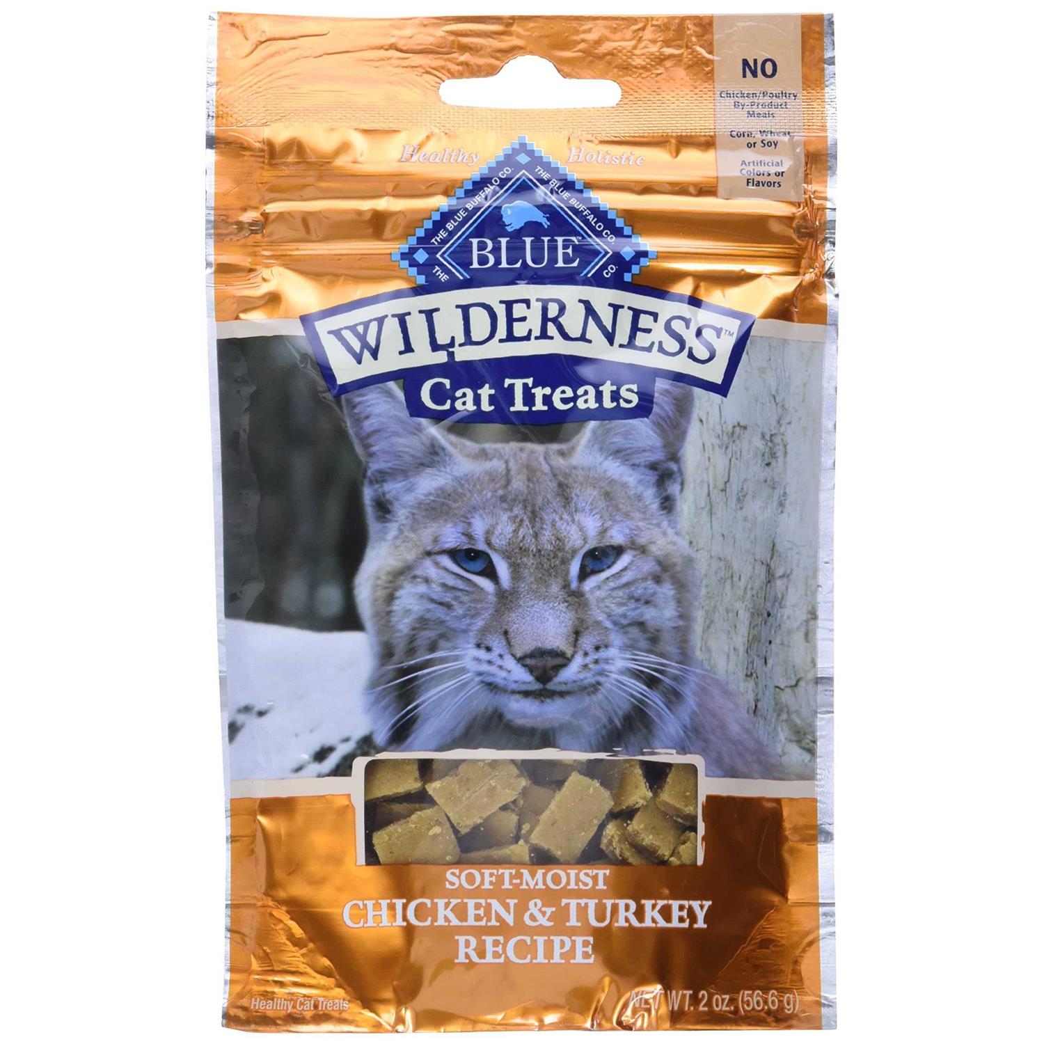 Blue Buffalo Wilderness Chicken & Duck Grain-Free Cat Treats - Healthber