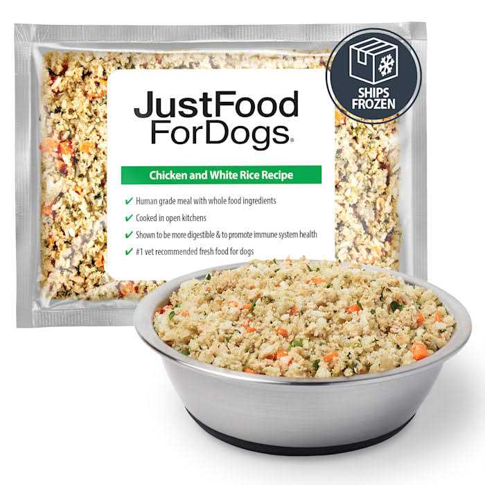 JustFoodForDogs Daily Diets Rice Frozen Dog Food - Healthber