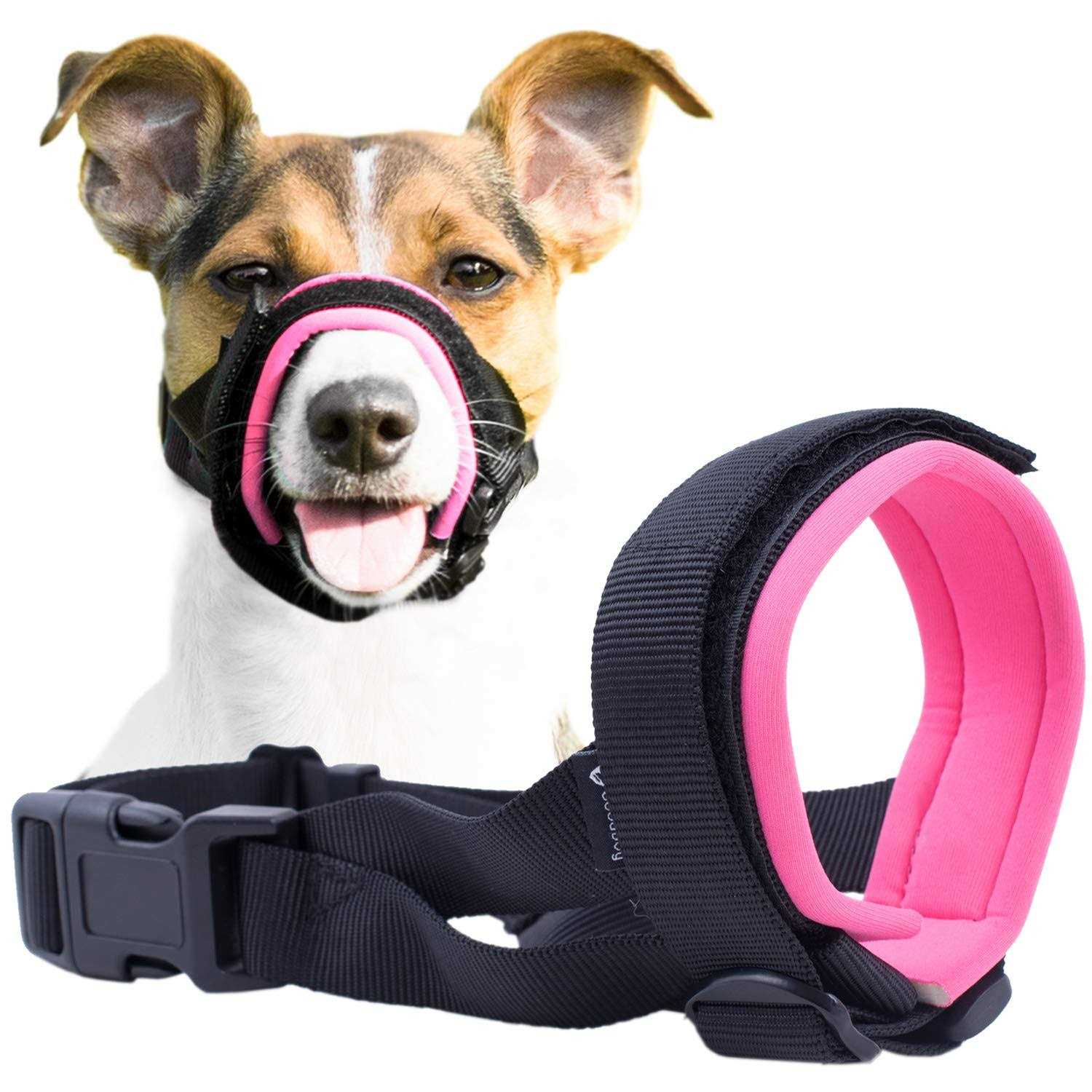 GoodBoy Gentle Muzzle Guard for Dogs Prevents Biting and Unwanted Chewing Safely Secure Comfort Fit - Healthber