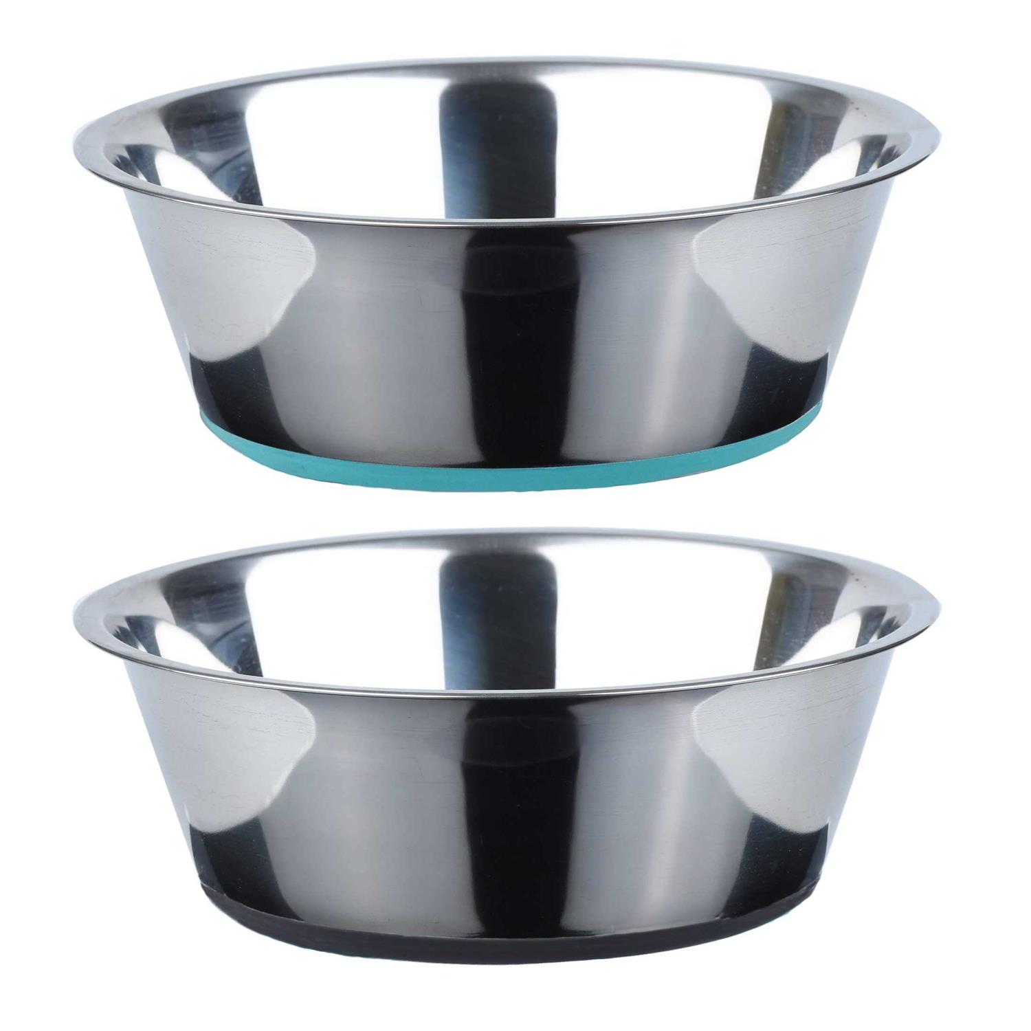PEGGY11 Deep Stainless Steel Anti-Slip Dog Bowls - Healthber