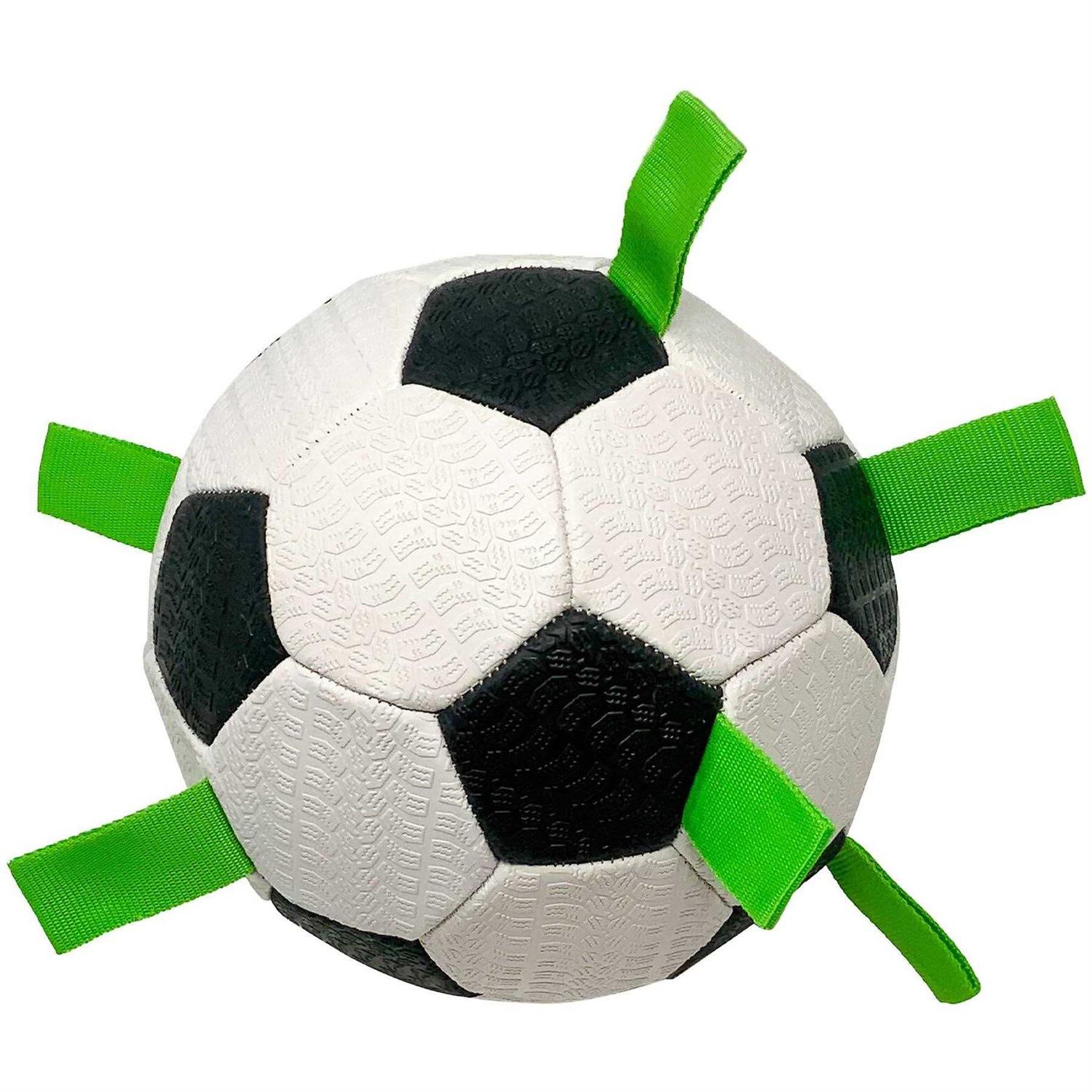 Hyper Pet Grab Tabs Soccer Ball Dog Toy - Healthber