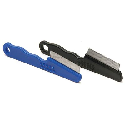 Ergo Grip Flea Combs for Pets with Plastic Handle - Healthber