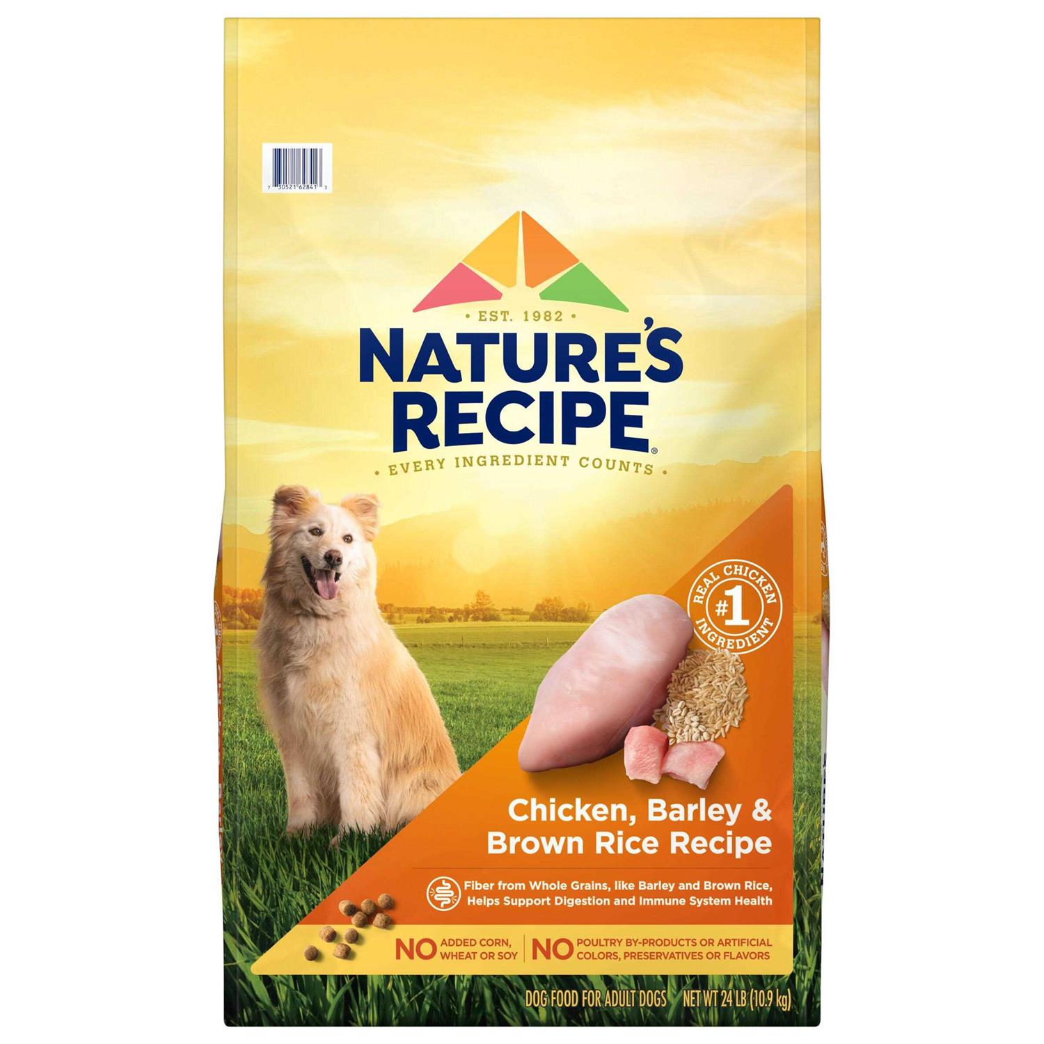 Nature’s Recipe Adult Chicken & Rice Recipe Dry Dog Food - Healthber