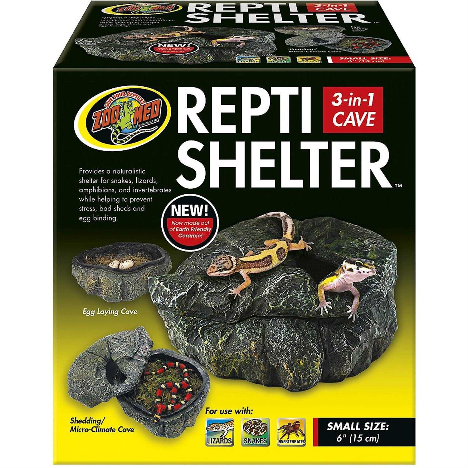 Zoo Med Repti Shelter 3 in 1 Cave - Healthber