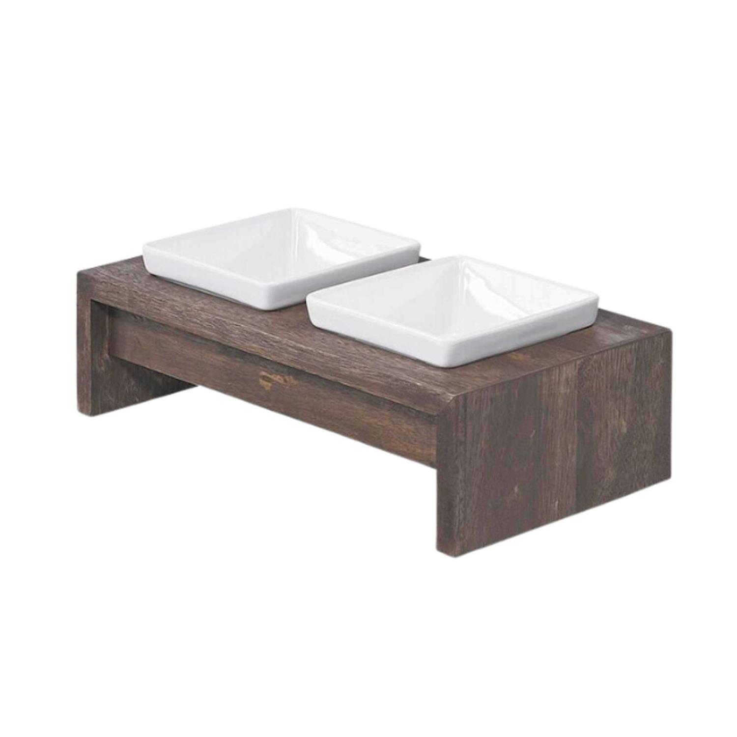 Bowsers Artisan Double Dog Feeder - Healthber
