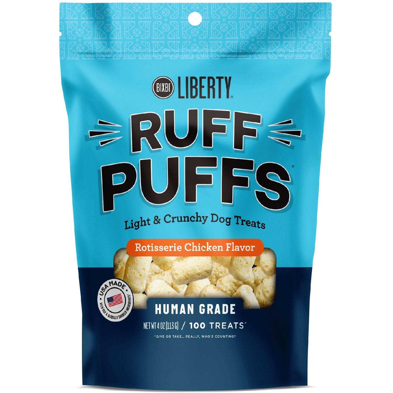 Liberty Ruff Puffs Flavor Dog Treats - Healthber