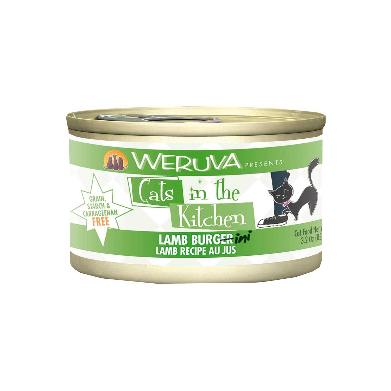 Weruva Cats in the Kitchen Lamb Burgini Cat Food - Healthber