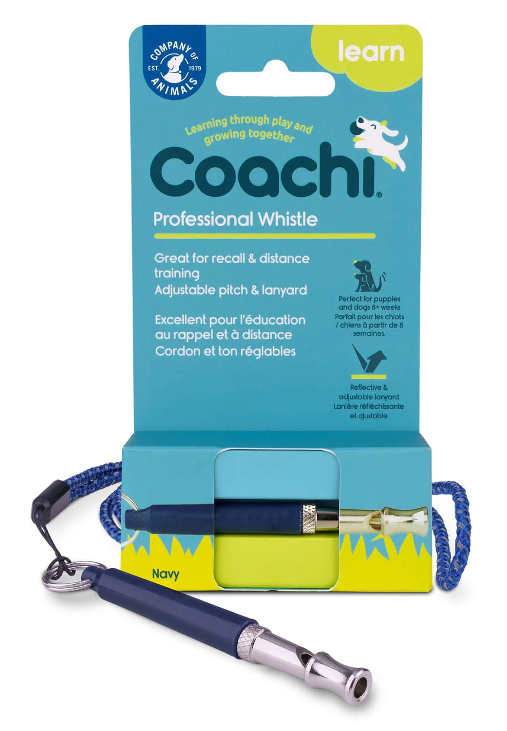 Coachi Professional Dog Whistle, Navy - Healthber