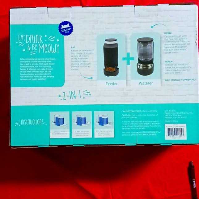 Whisker City Black Rib 2 inravity Cat Feeder - Healthber