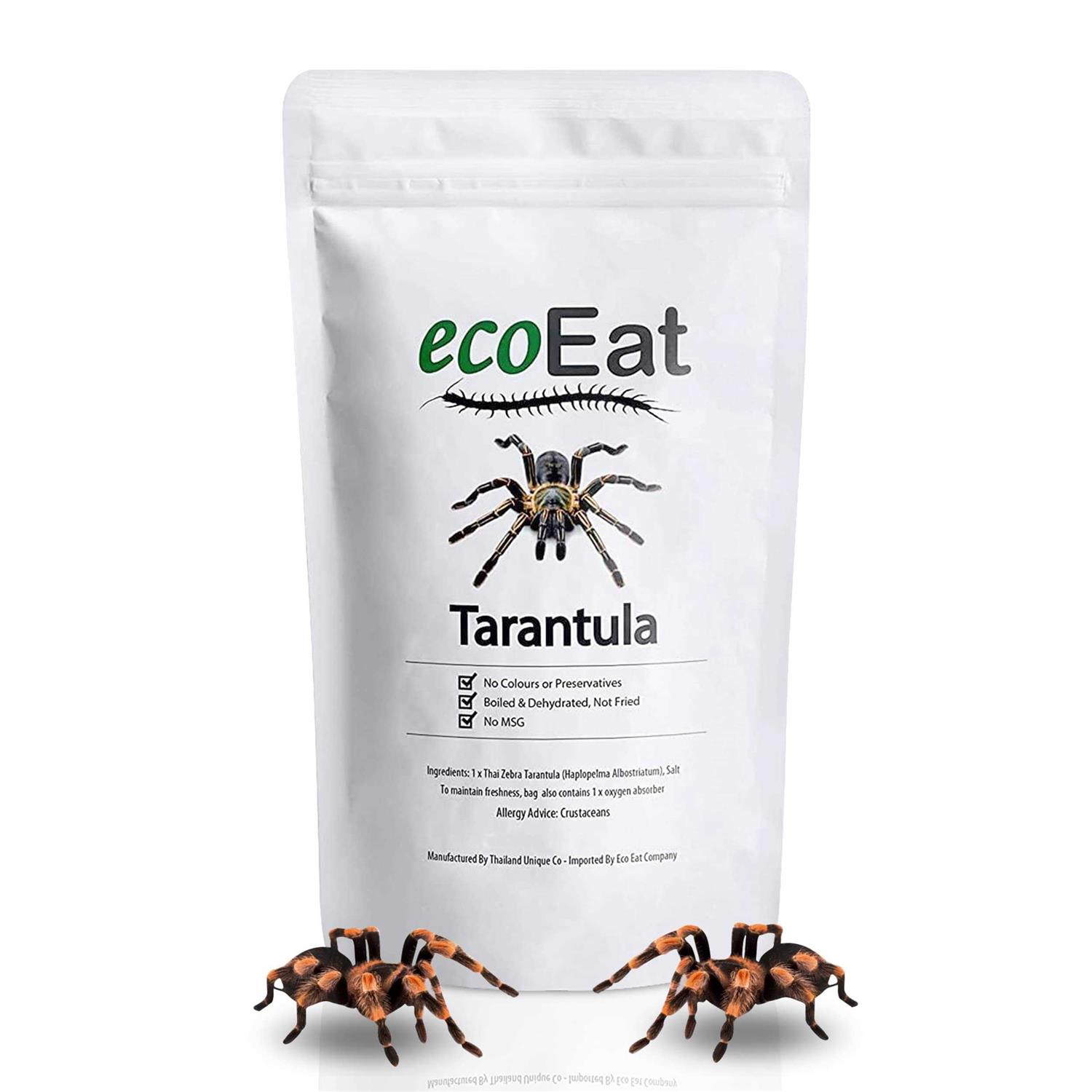 ecoEat Edible Tarantula Spider 100% Edible Bug Edible Dehydrated Zebra Tarantula Insect - Healthber