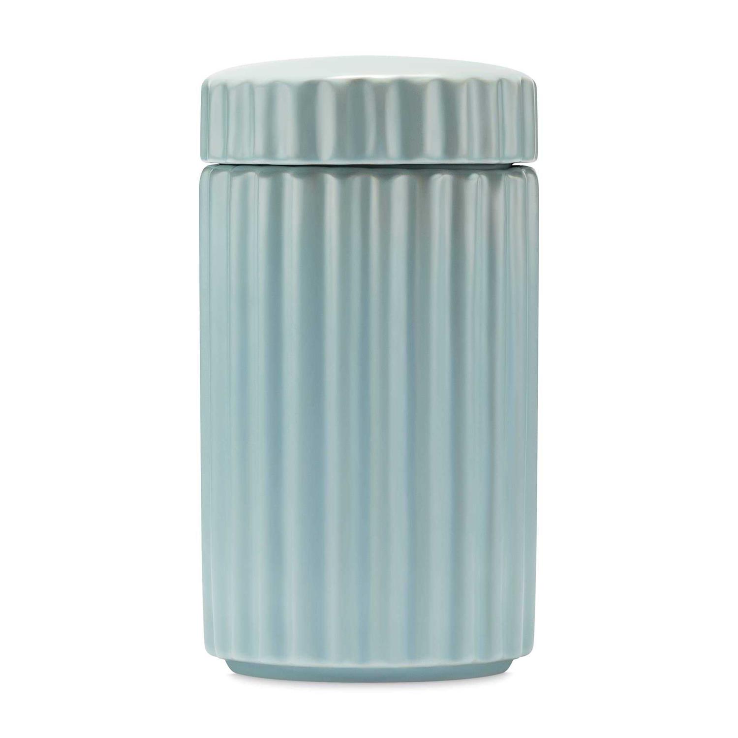 Waggo Ceramic Ripple Dog Treat Jar - Healthber