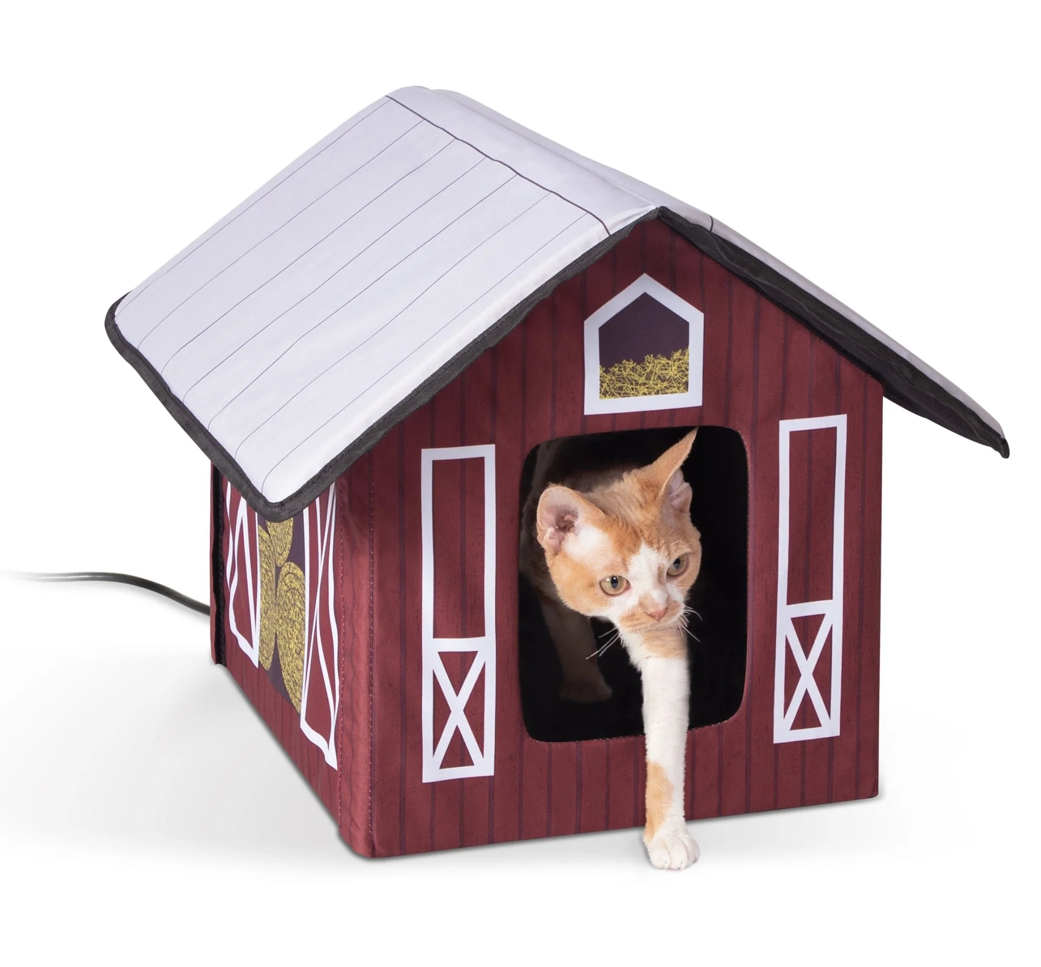 Outdoor Heated Kitty House - Healthber