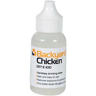 Backyard Chicken Oxy E-100 Drinking Water Additive, treats 90 gal - Healthber