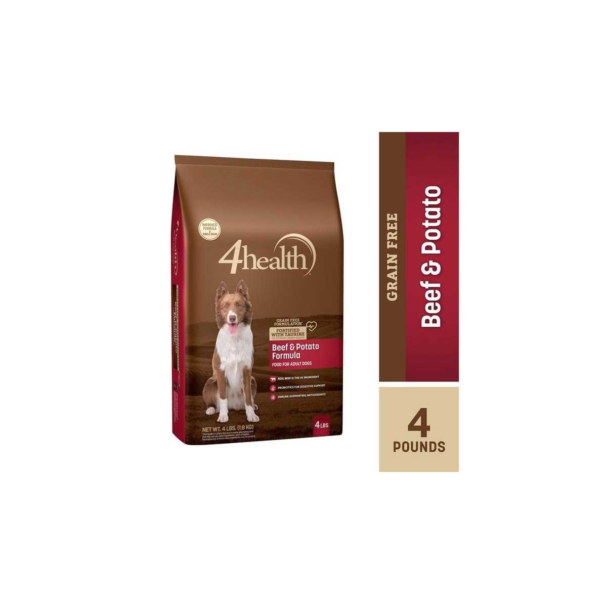 4health Grain Free Formulation Beef and Potato Formula Dry Dog Food 1046158 - Healthber